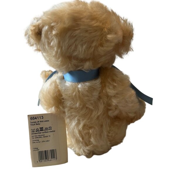 Steiff Teddy Bear George Royal Baby Limited Edition 664113 Mohair w/Tag - Picture 2 of 10